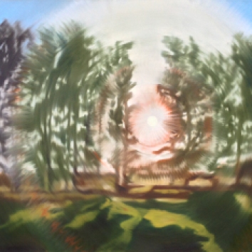Delirious Sunset, Oil on canvas, 40 x 60